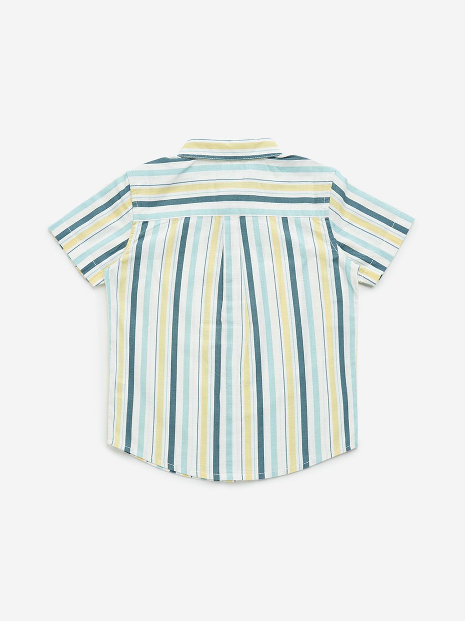 HOP Kids by Westside Multicolour Striped Cotton Shirt