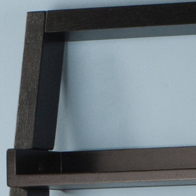 74.65" Bailey Leaning Shelf Black Finish - Winsome