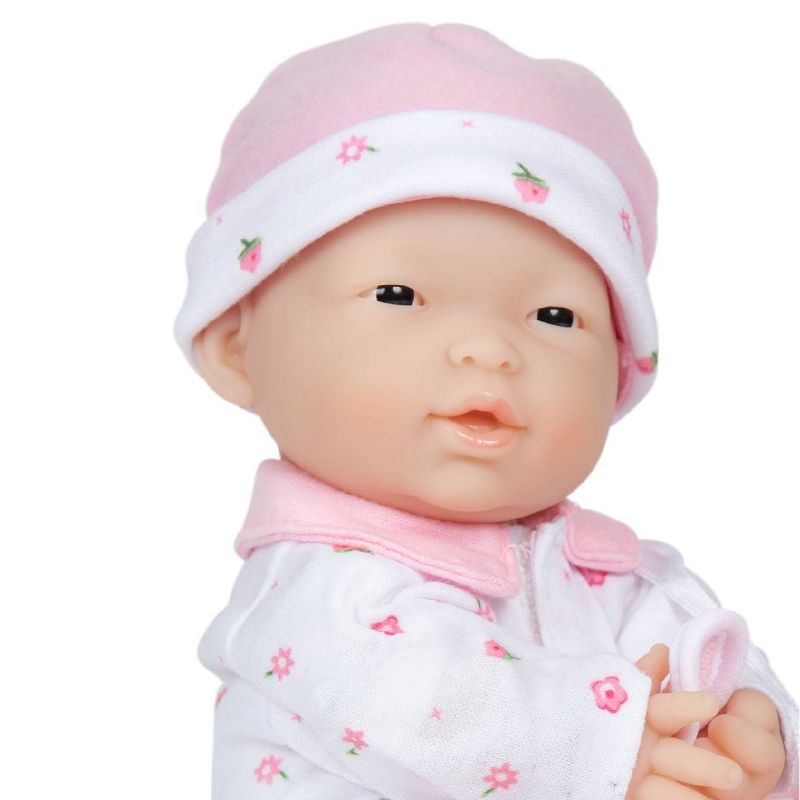 JC Toys La Baby 11" Baby Doll - Pink Outfit