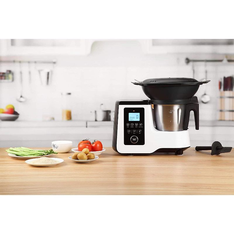 Dartwood All-in-One Multi Cooker, Food Processor and Smart Kitchen Machine for Cooking, Kneading, Blending, Mixing, Steaming, Boiling, Stir Frying