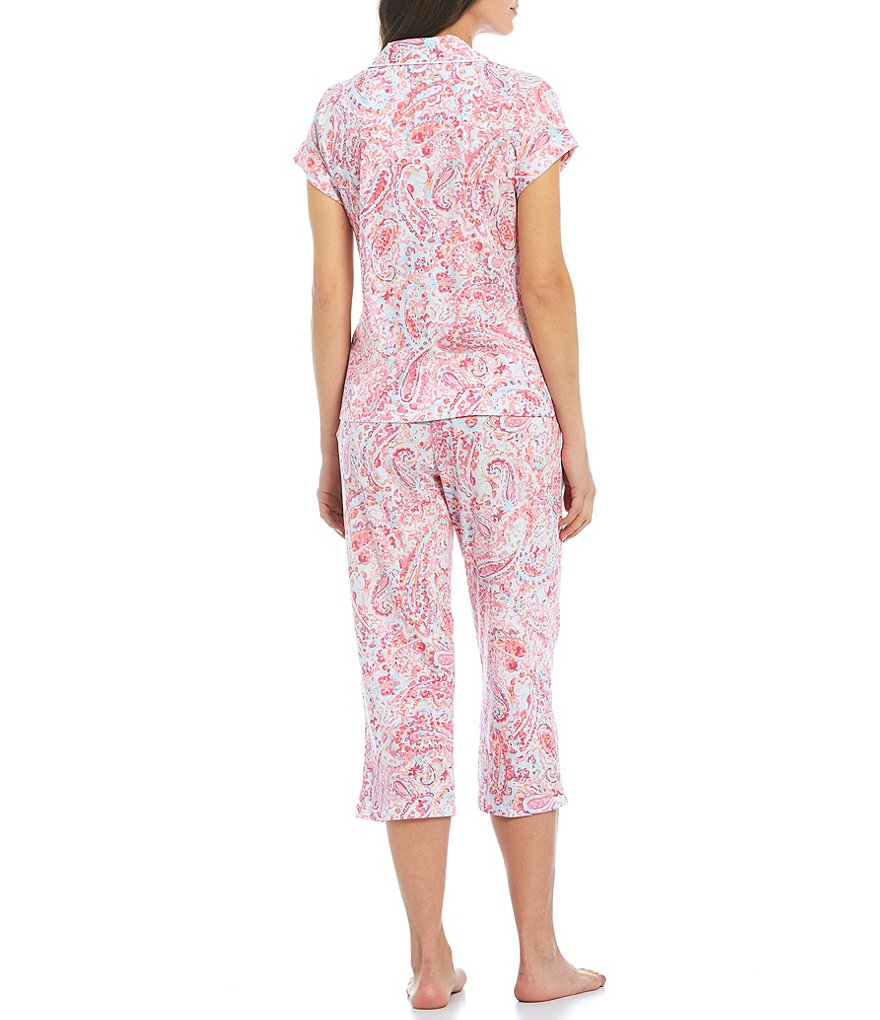 Lauren Ralph Lauren Classic Notch-Collar Sateen Coordinating Pajama Set