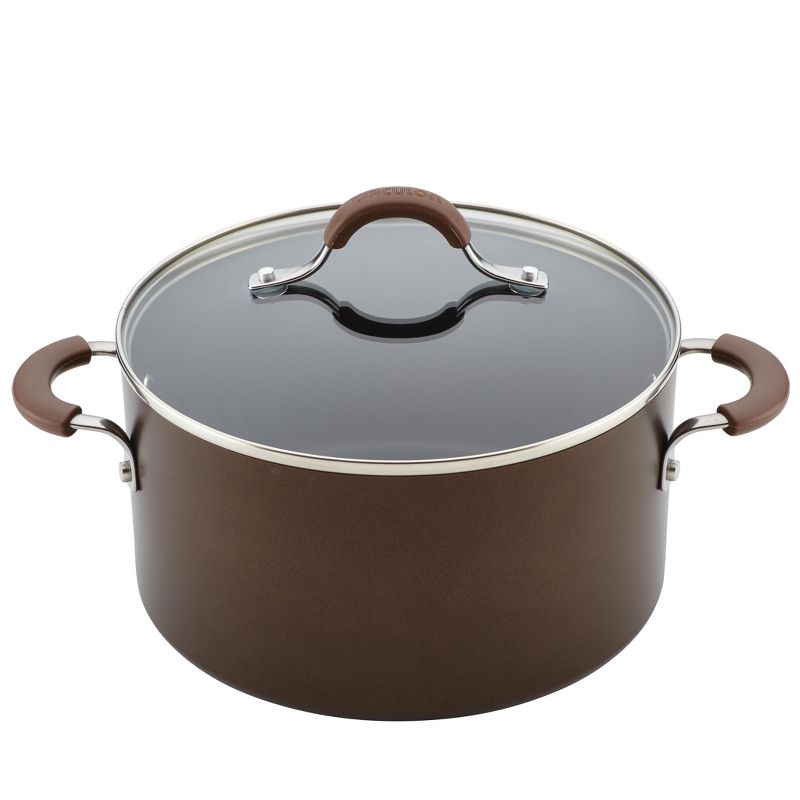 Circulon 10pc Hard Anodized Cookware Set Cocoa