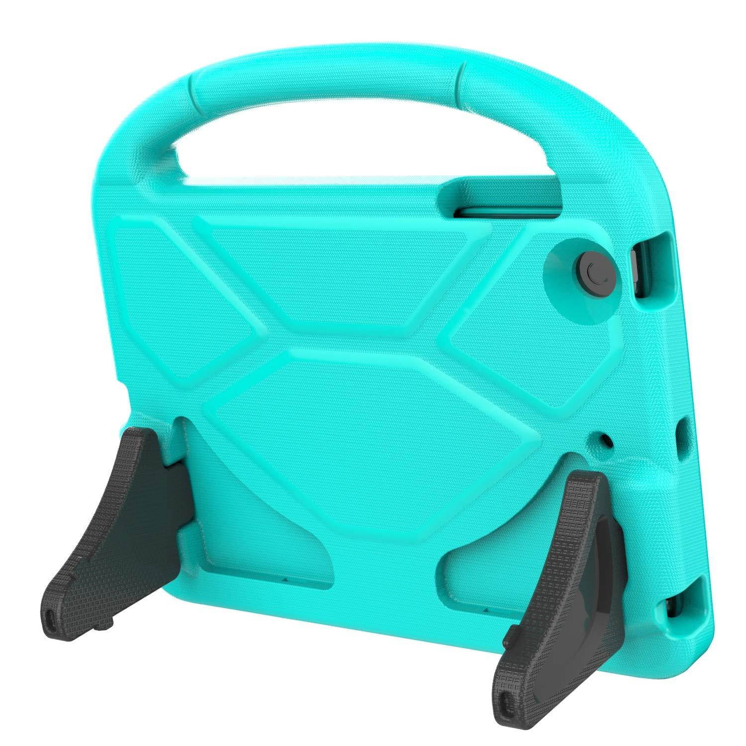 AVAWO Kids Case Built-in Screen Protector for iPad 2 3 4 - Shockproof Handle Stand Kids Friendly Compatible with iPad 2nd 3rd 4th Generation (Turquoise)