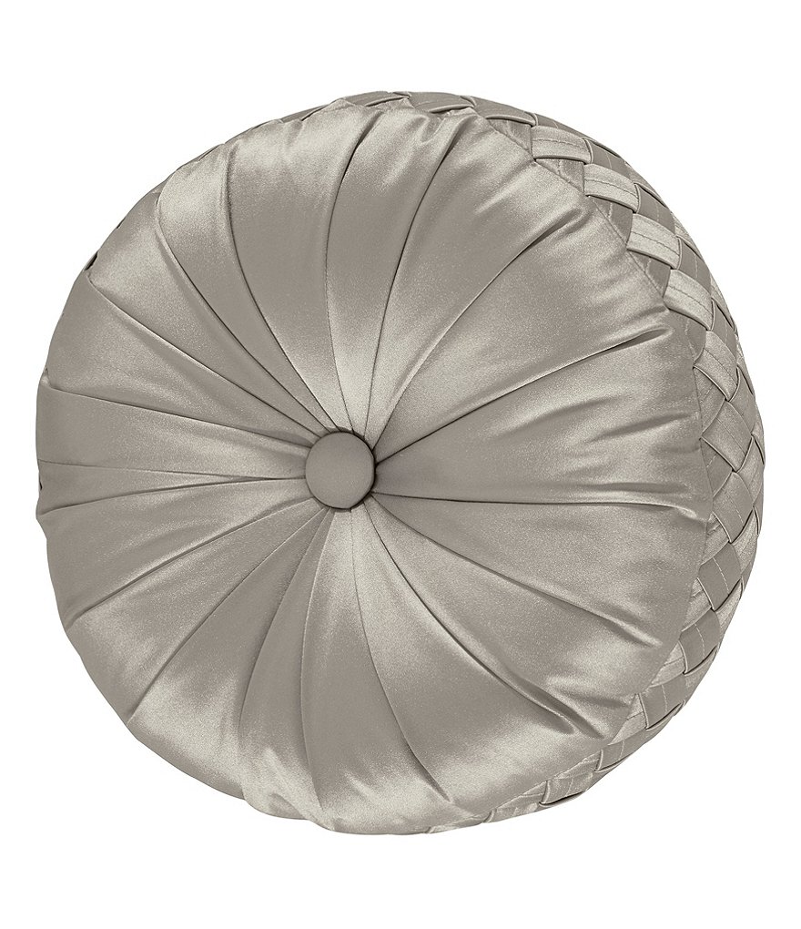J. Queen New York Satinique Tufted Round Pillow