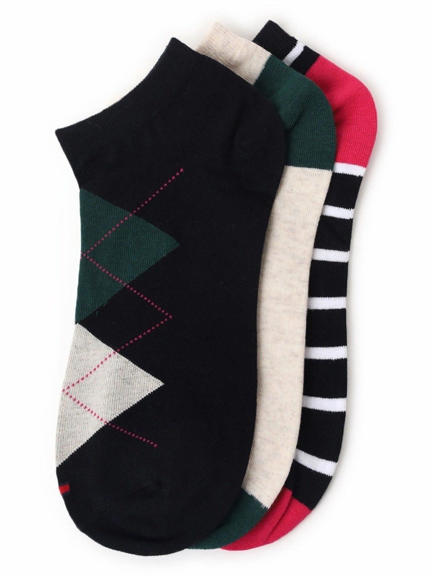 American Eagle Multicolor Printed Socks - Pack of 3