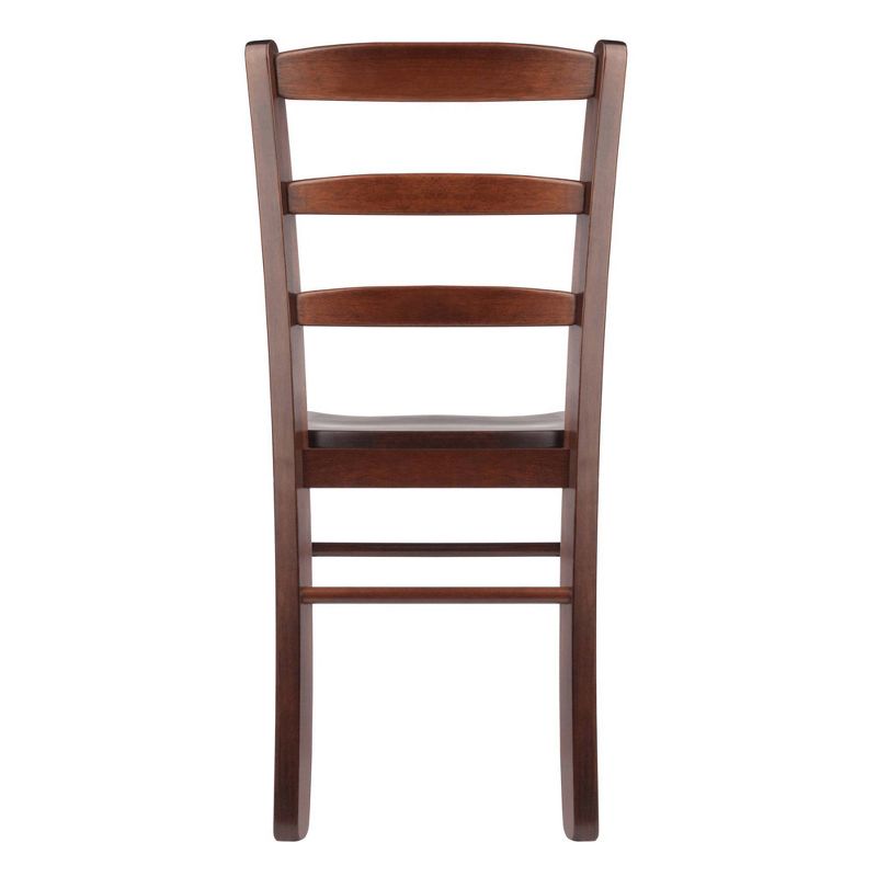 Set of 2 Ladder Back Chair Antique Walnut - Winsome