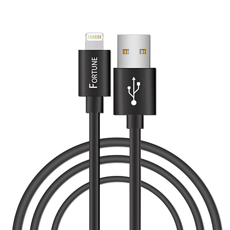 24W iPhone Car Charger Compatible With iPhone X / 8 / 7 / 6s / 6 / 6 Plus / 5s / 5c / 5, iPad Pro Air Mini 2 / 3 / 4, iPod Nano Touch with Dual USB 5V 2.4A Ports & 6ft Apple charging Cord