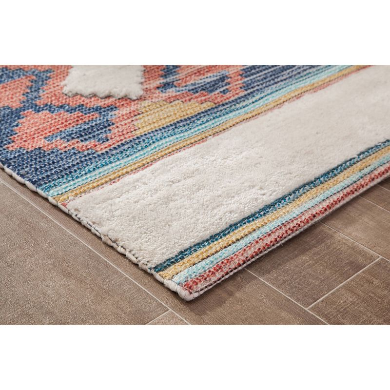 7'6"X9' Geometric Over Tufted Rug - Anji Mountain