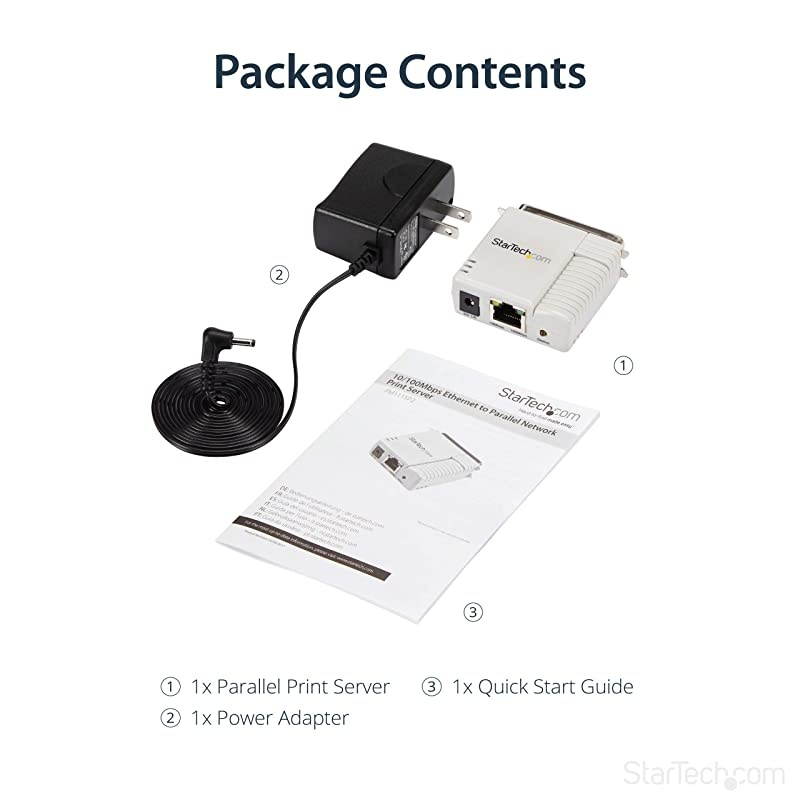 com 1Port 10100 Mbps Parallel Network Print Server Fast Centronics Ethernet Printer Server Adapter Windows 10 PM1115P2Beige