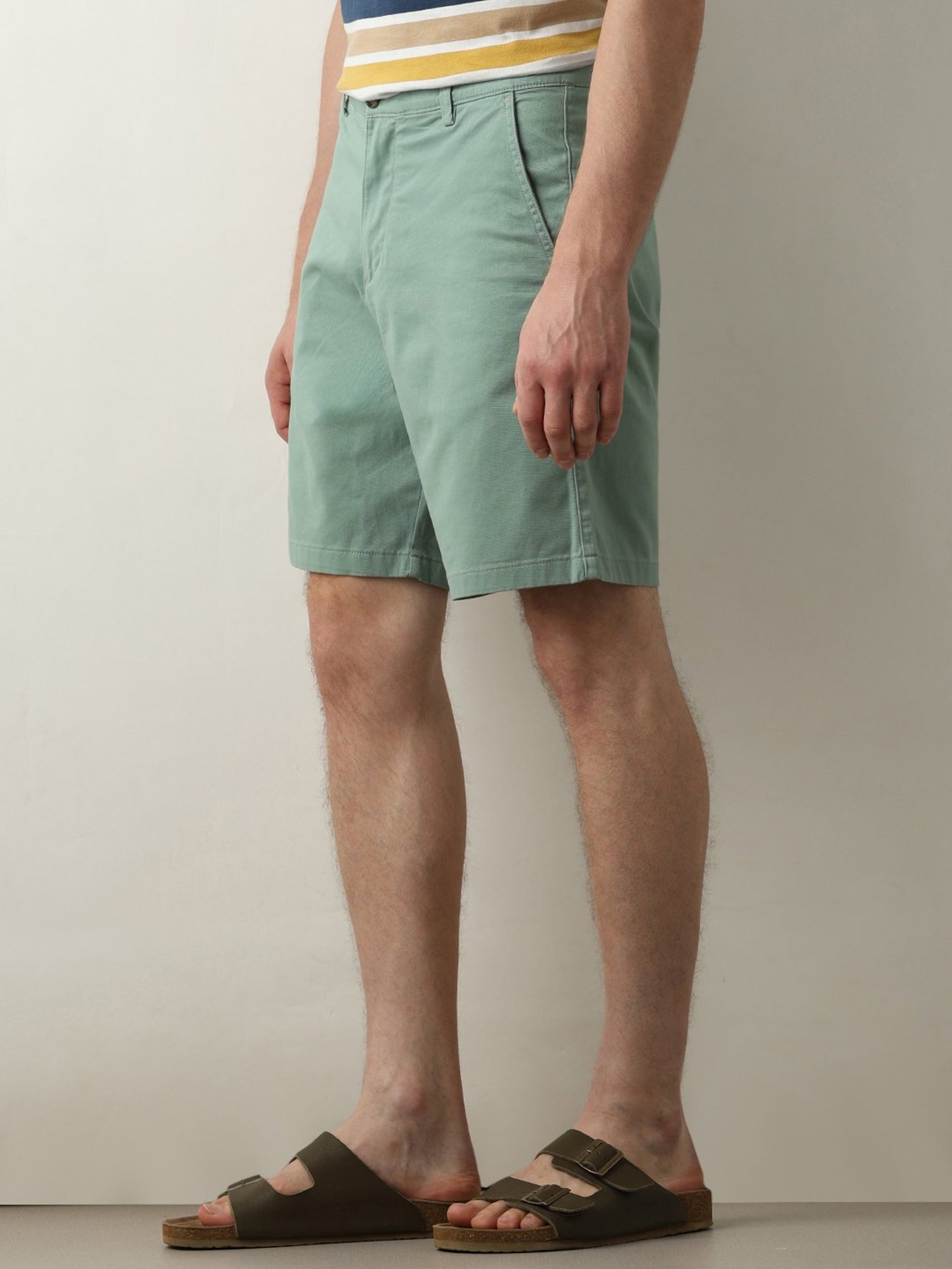 SELECTED HOMME Green Regular Fit Chino Shorts