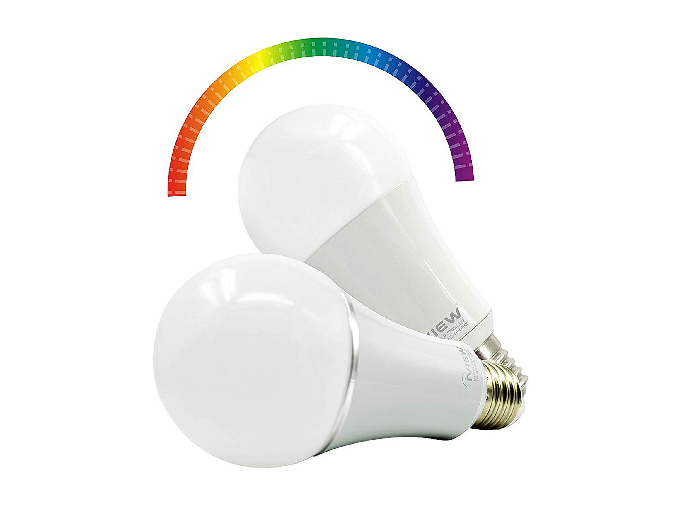 iVIEW ISB600-2 Smart Wi-Fi Light Bulb Twin Pack