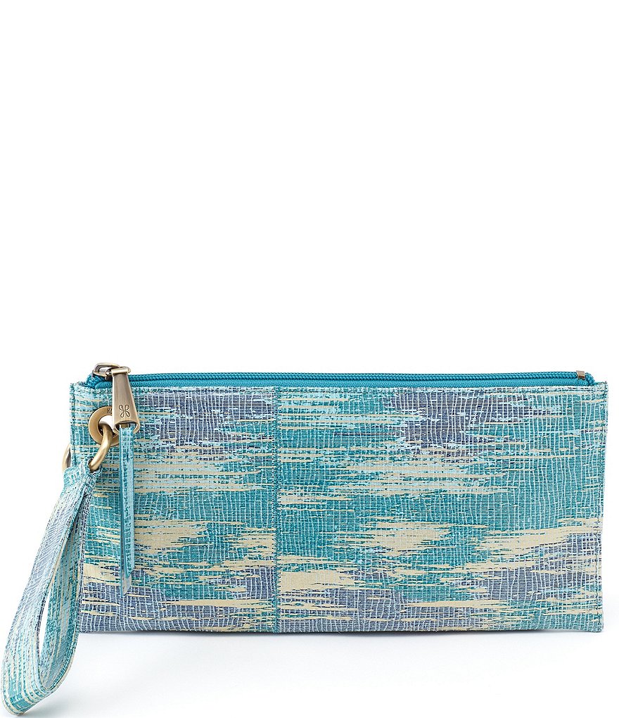 Michael Kors Zebra Signature Jet Set Double Zip Wristlet