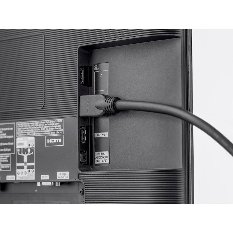 C2G 35ft 4K HDMI Cable with Gripping Connectors - Plenum Rated - 40 ft HDMI A/V Cable for Audio/Video Device