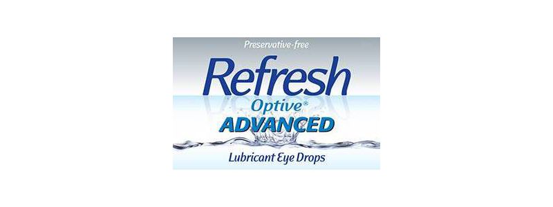 Refresh Optive Advanced Preservative Free Lubricant Eye Drops - 30ct