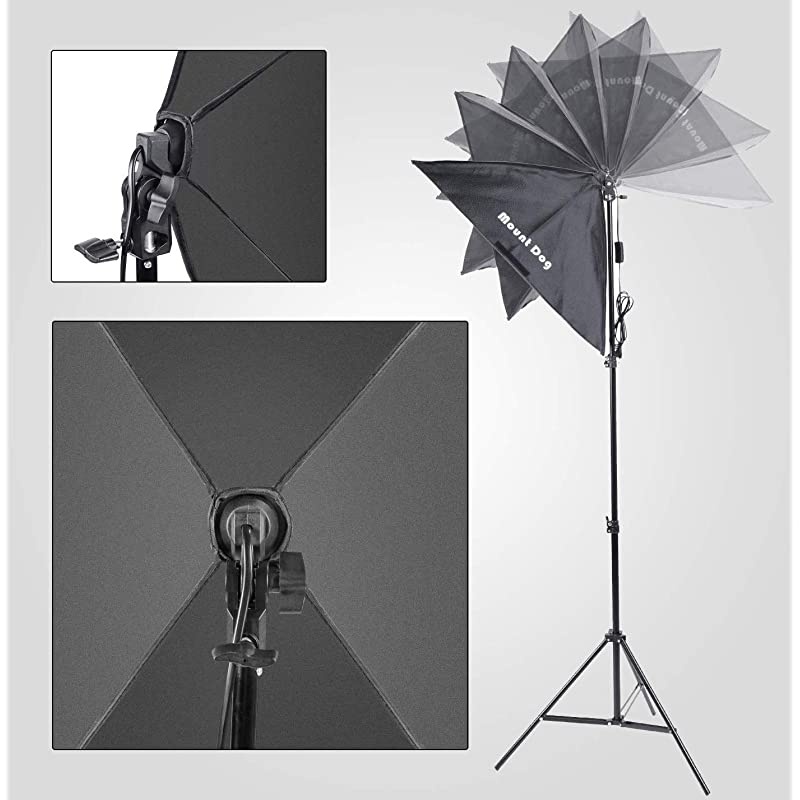 Softbox Lighting Kit Photography Studio Light 20quotX28quot Professional Continuous Light System with E27 95W Bulbs 5500K Photo Equipment for Filming Model Portraits Advertising Shooting