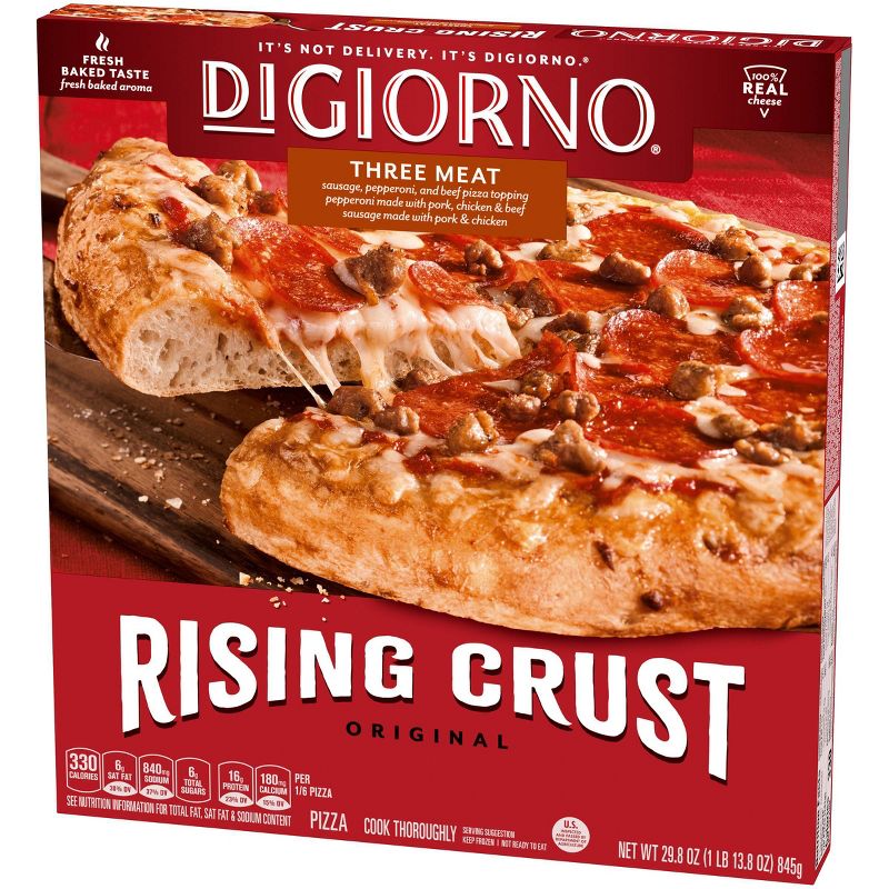 DiGiorno Three Meat Frozen Pizza with Rising Crust - 29.8oz