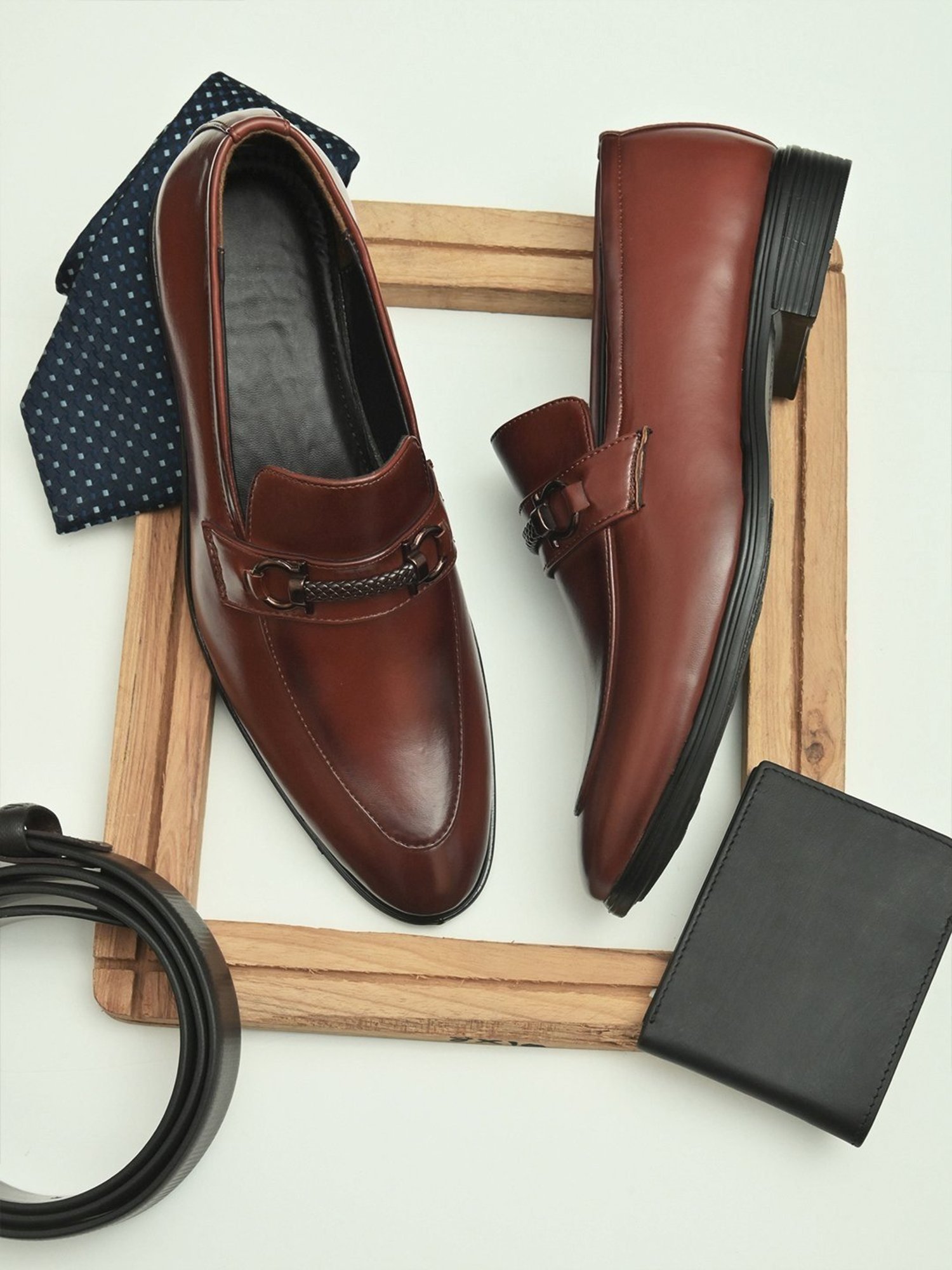 Giorgio Men's Tan Formal Loafers