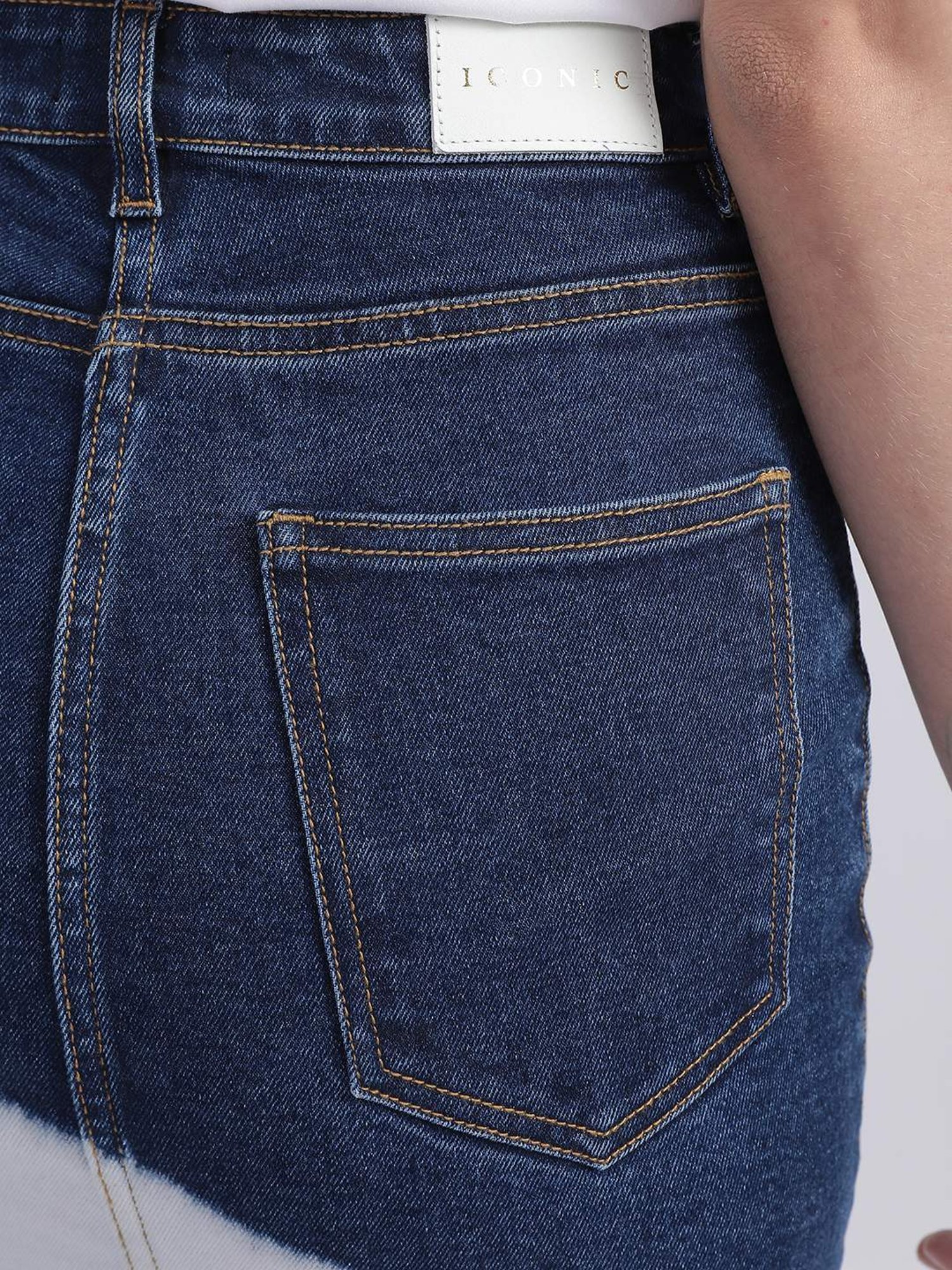 Iconic Women Tie Die Regular Cotton Skirts