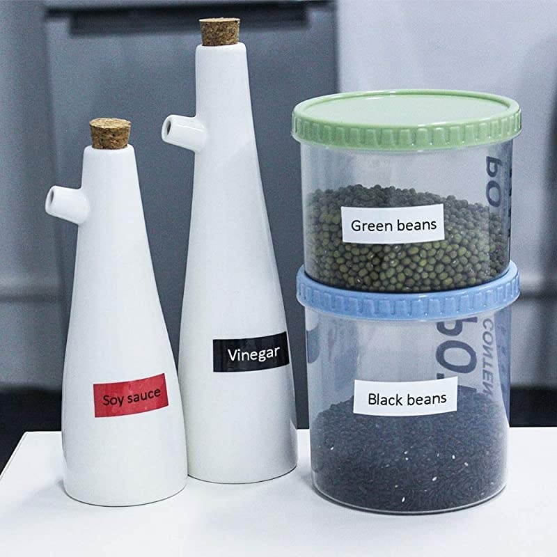 Compatible Label Tape Replacement for Dymo Letratag Refills Plastic 91331 S0721660 Label Tape 12 Inch x 13 Feet Black on White for DYMO Label Maker LT100H LT100T LT110T 10Pack