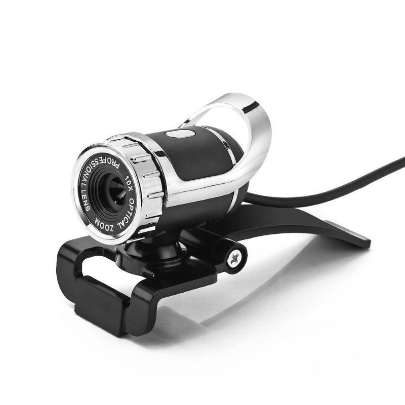 Computer Office Webcam USB 2.0 12 Megapixel High Definition Camera Web Cam 360 Degree MIC Clip-on For Skype notebook laptops