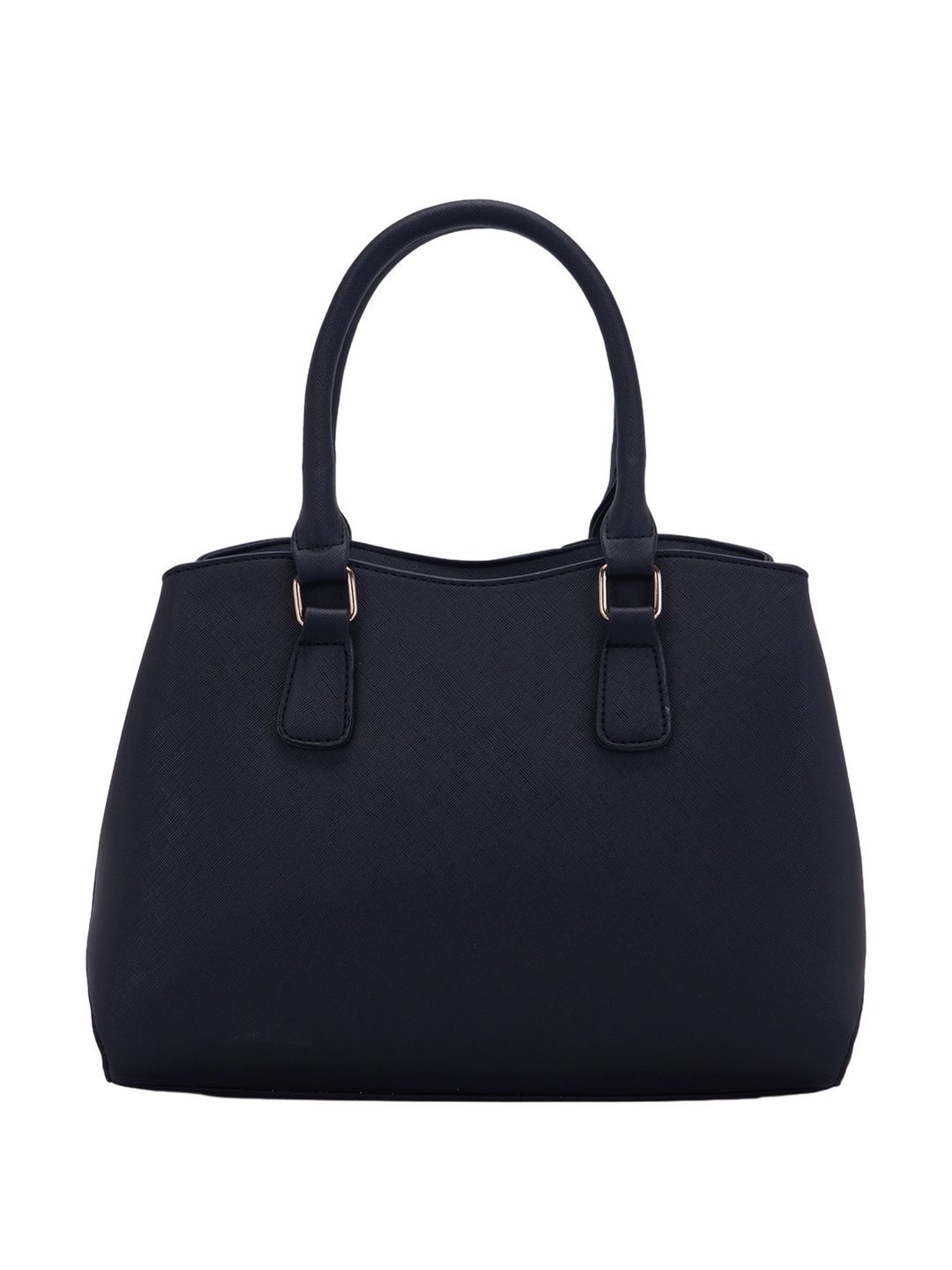 Giordano Black Color Block Medium Handbag