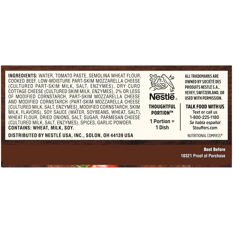 Stouffer's Frozen Lasagna with Meat & Sauce Classics - 10.5oz