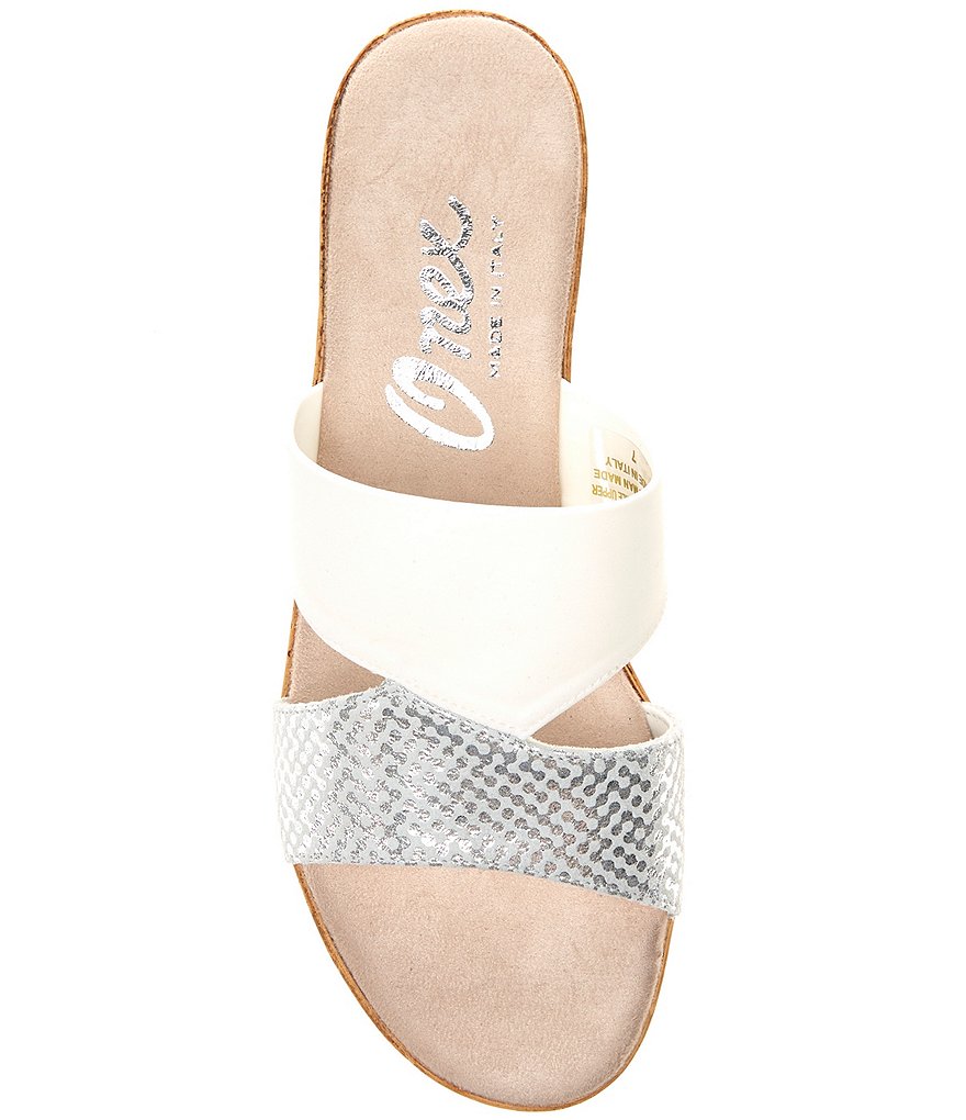 Onex Izabel Cork Wedge Slides