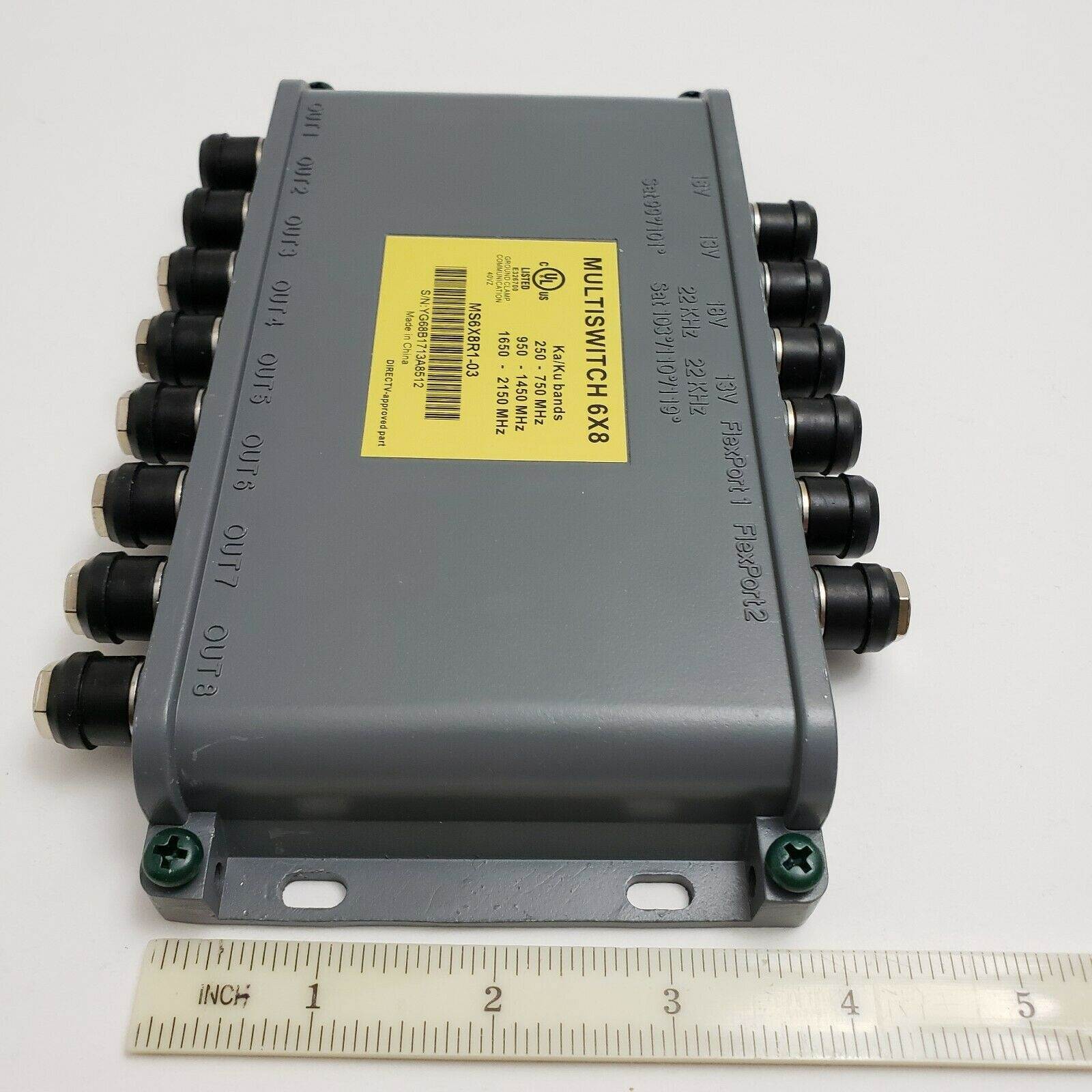 Directv 6x8 Multi-Switch Ka Ku Bands MS6X8R1-03