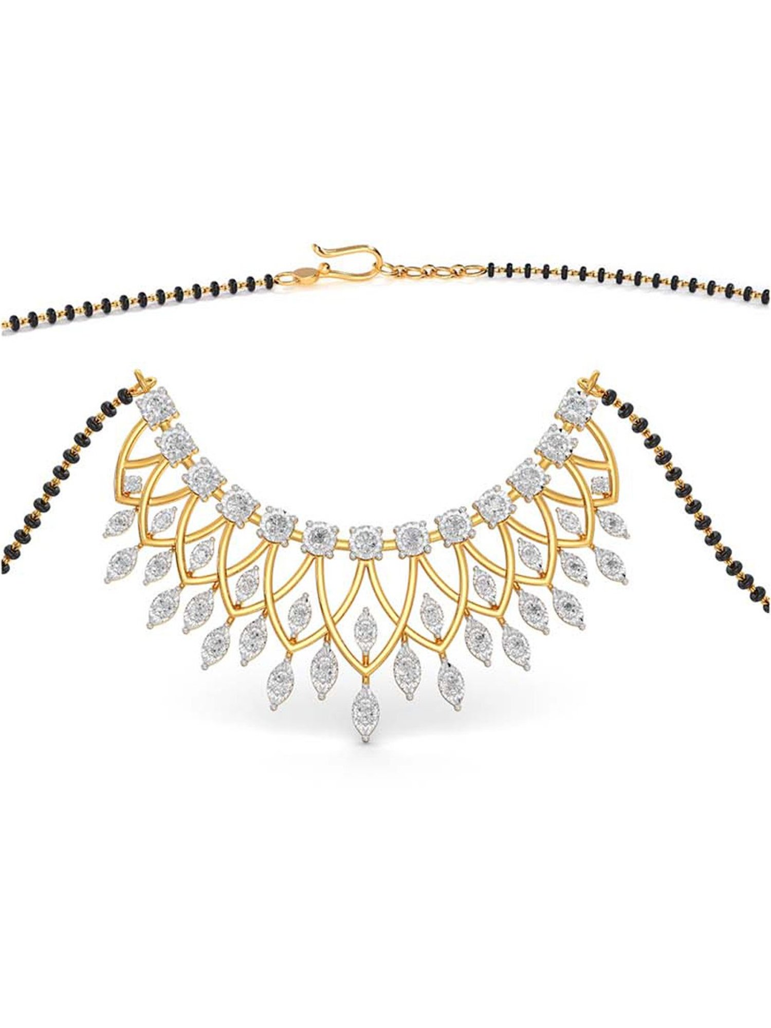 Waman Hari Pethe Jewellers 18k Gold & Diamond Mangalsutra for Women