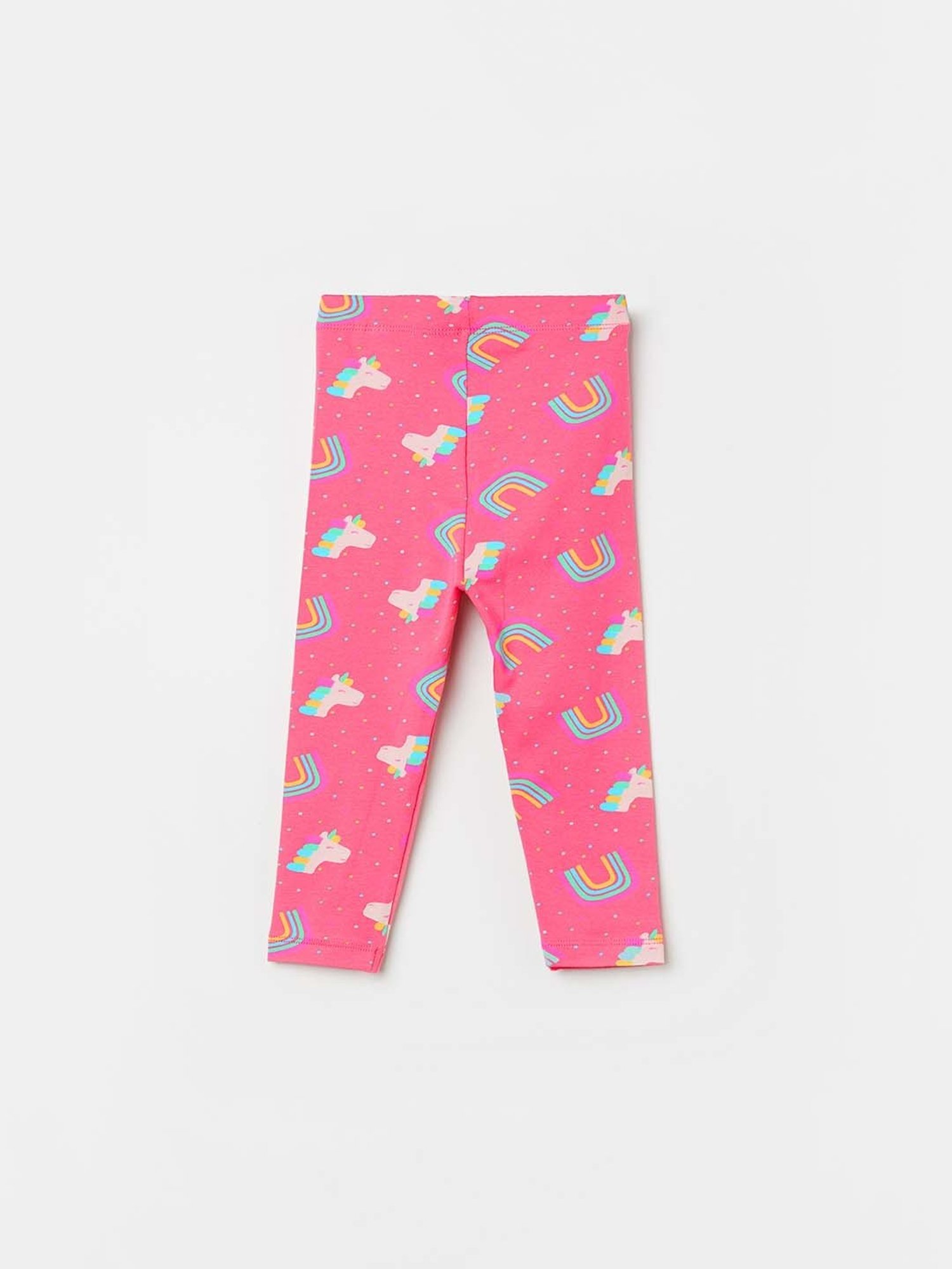 Juniors by Lifestyle Kids Pink Cotton Printed Leggings