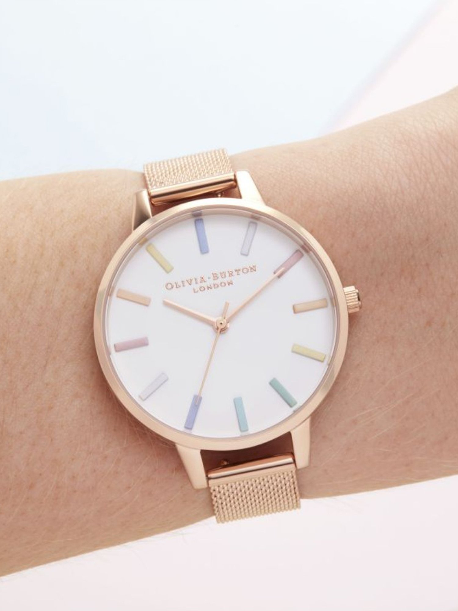 Olivia Burton OB16RB24 Rainbow Analog Watch for Women