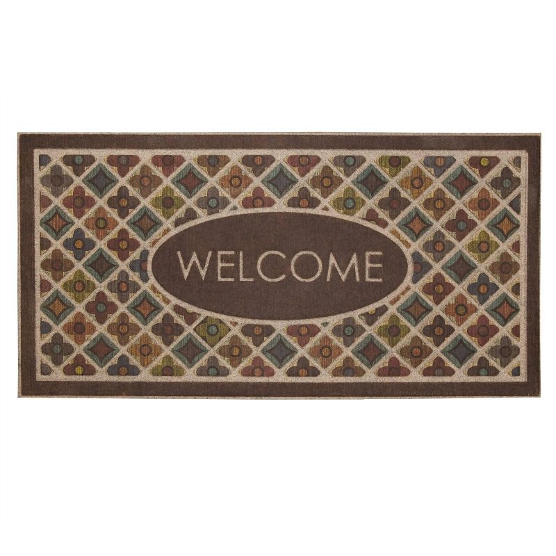 2'x4' Ornamental Entry Mat Flowery Tiles - Mohawk