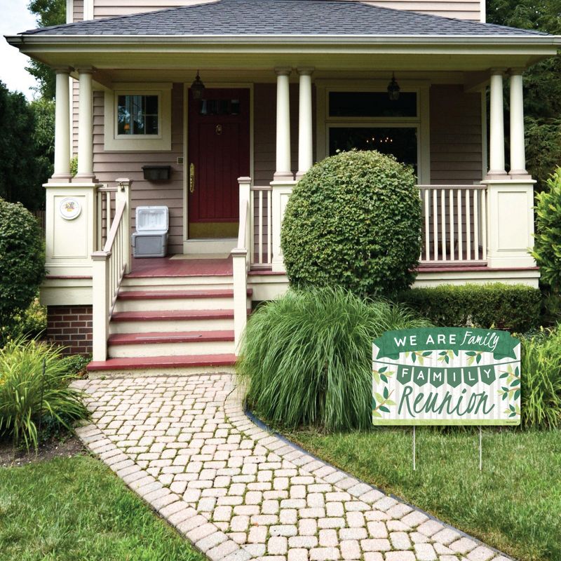 Big Dot of Happiness Family Tree Reunion - Family Gathering Party Yard Sign Lawn Decorations - We Are Family Party Yardy Sign