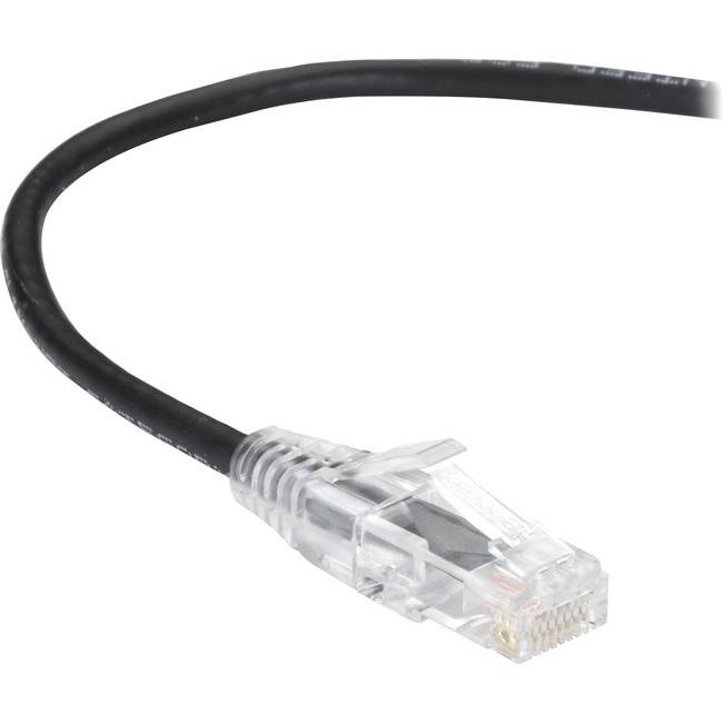 Black Box C6PC28-BK-05 Slim-Net Cat6 Patch Cable Black 5Ft