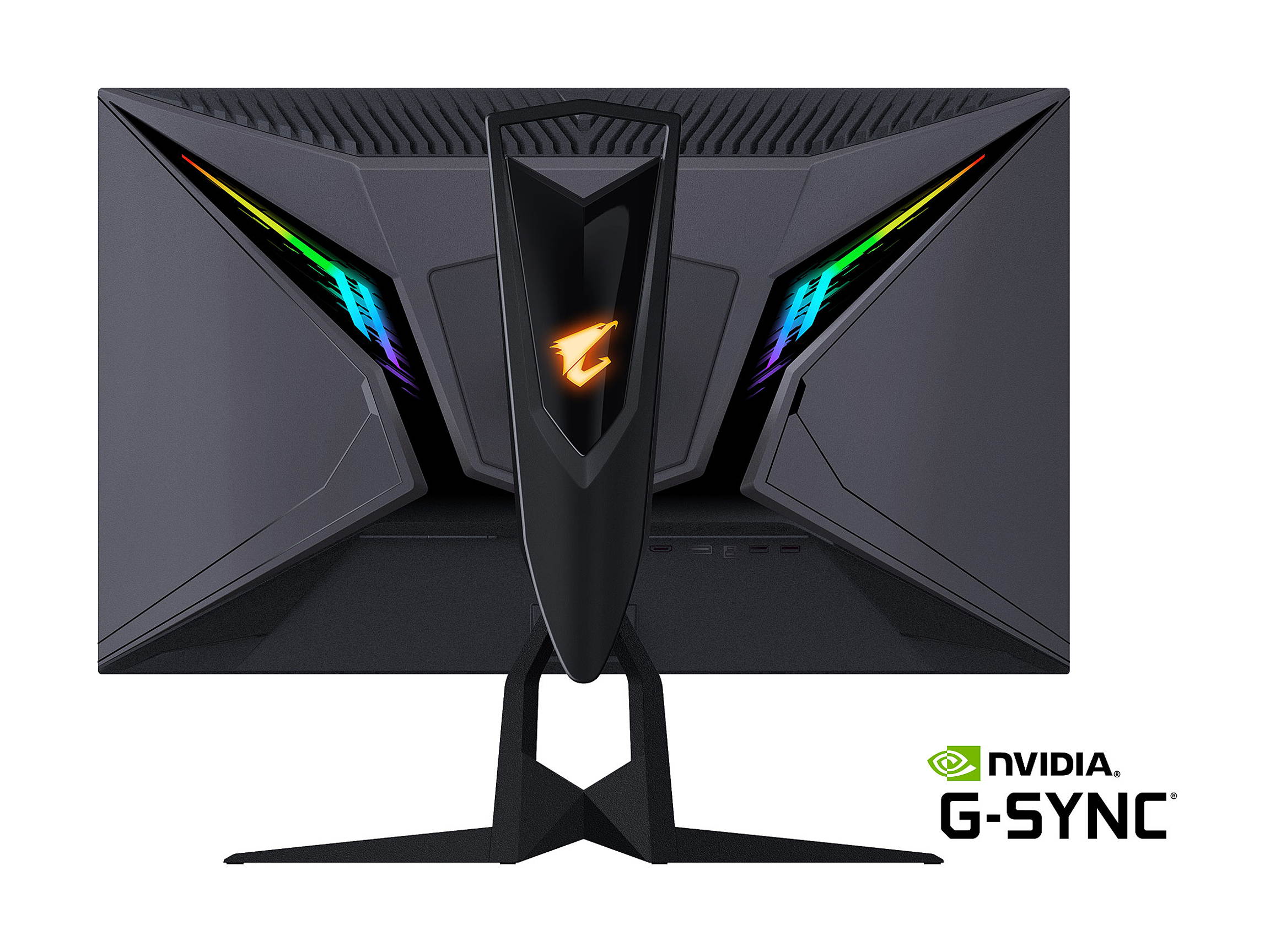AORUS FI27Q-X 27" 240Hz 1440P HBR3, G-SYNC Compatible, SS IPS Gaming Monitor, Exclusive Built-in ANC, 2560 x 1440, 0.3ms Response Time, HDR, 93% DCI-P3, 1x Display Port 1.4, 2x HDMI 2.0, 2x USB 3.0