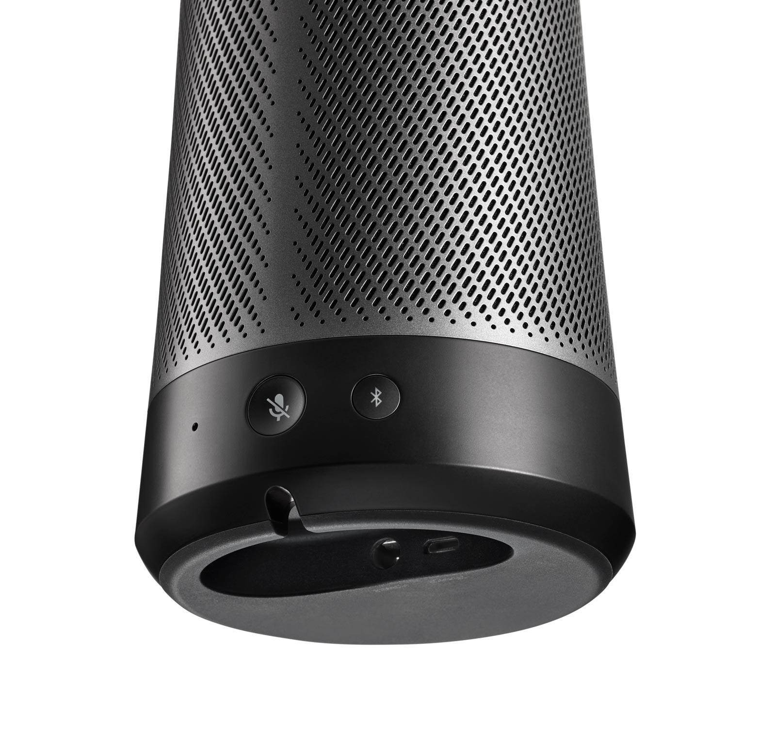 Harman Kardon INVOKE Voice-Activated Speaker with Cortana HKINVOKESILAM (Silver)