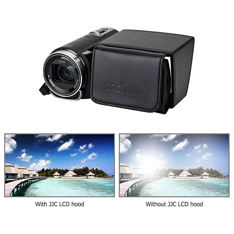 Camcorder 35quot LCD Screen Hood for Sony FDRAX700 AX100 PXWX70 Z150 Z90V FS7 Z280 HXRNX100 NX200 NX80 Canon VIXIA HF G20 G30 G40 GX10 XA30 XA20 XF400 XF200 Panasonic AGUX180 AGDVX200 HCX1000