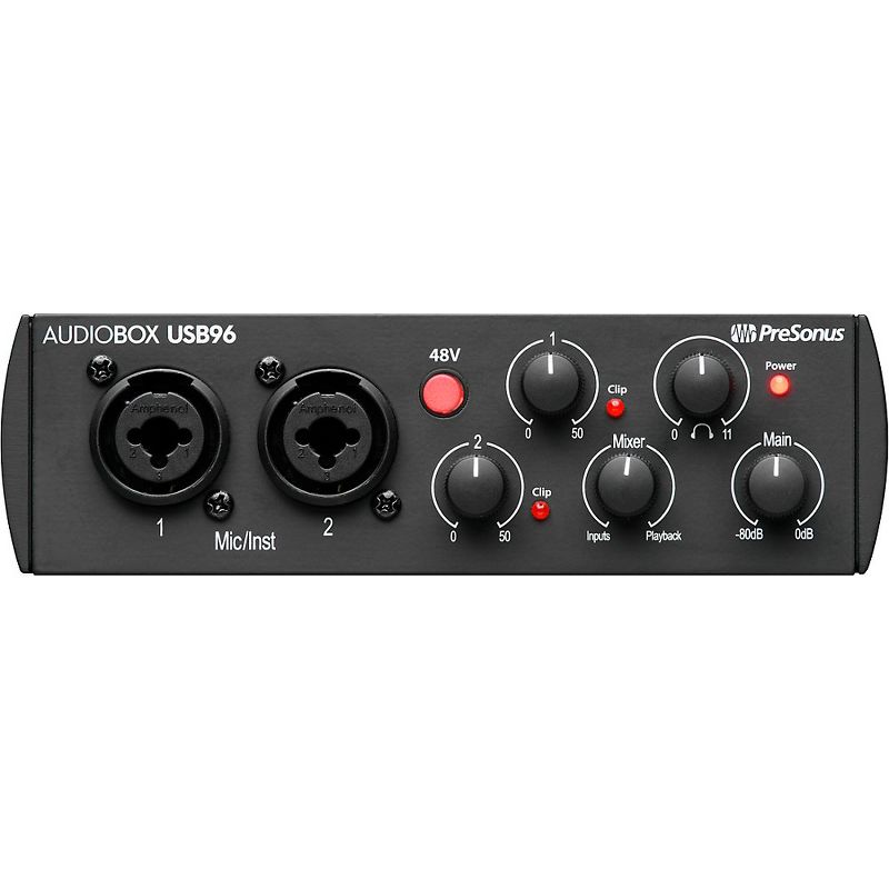 PreSonus AudioBox USB 96K 25th Anniversary Edition Audio Interface Black