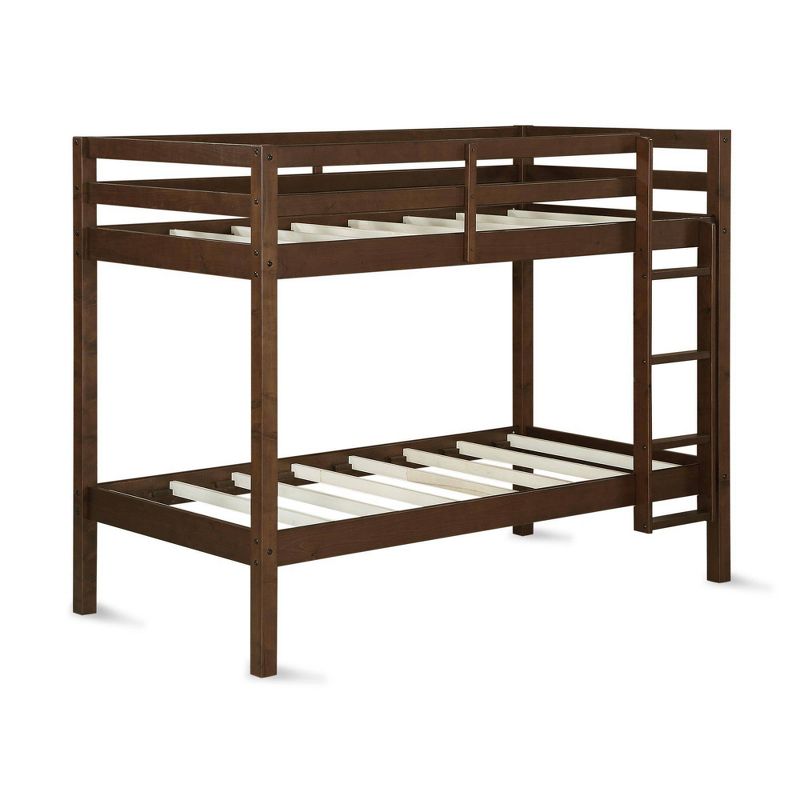 Twin over Twin Jimmy Bunk Bed Mocha - Dorel Living