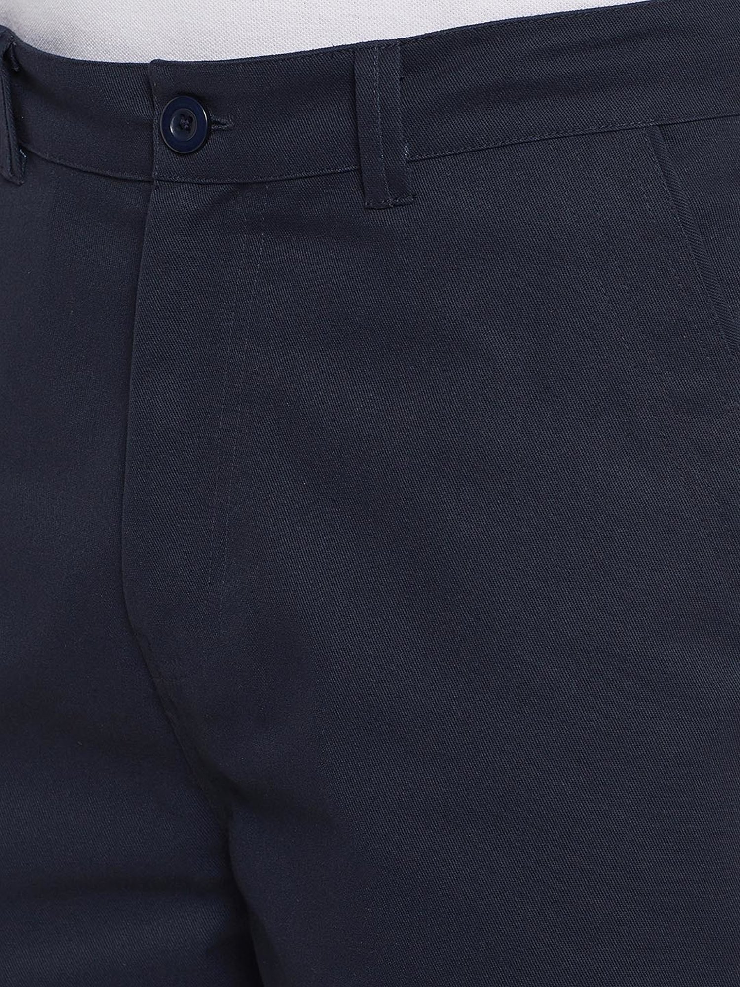 Hypernation Navy Regular Fit Shorts