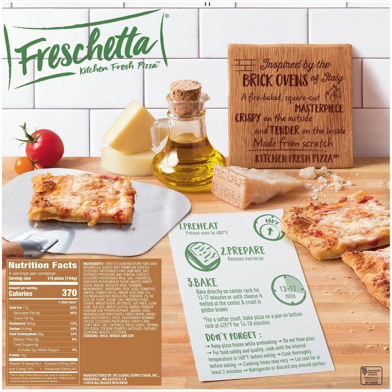 Freschetta Brick Oven 5 Italian Style Cheese Frozen Pizza - 20.28oz