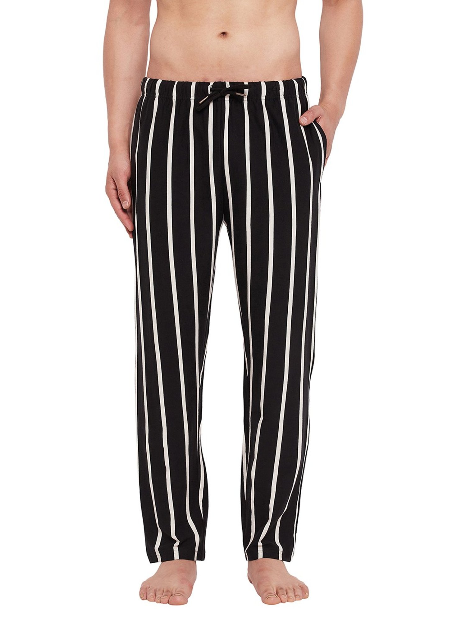 Hypernation Black & Ecru Striped Pyjamas