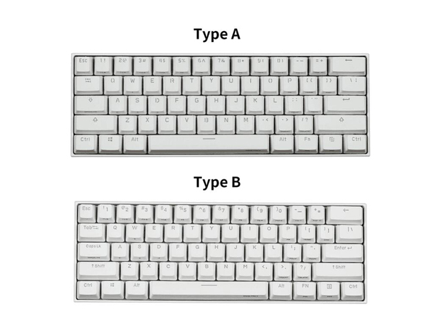 Anne Pro 2 60% Mechanical Keyboard Wired/Wireless Dual Mode Full RGB Double Shot PBT - Brown Switch
