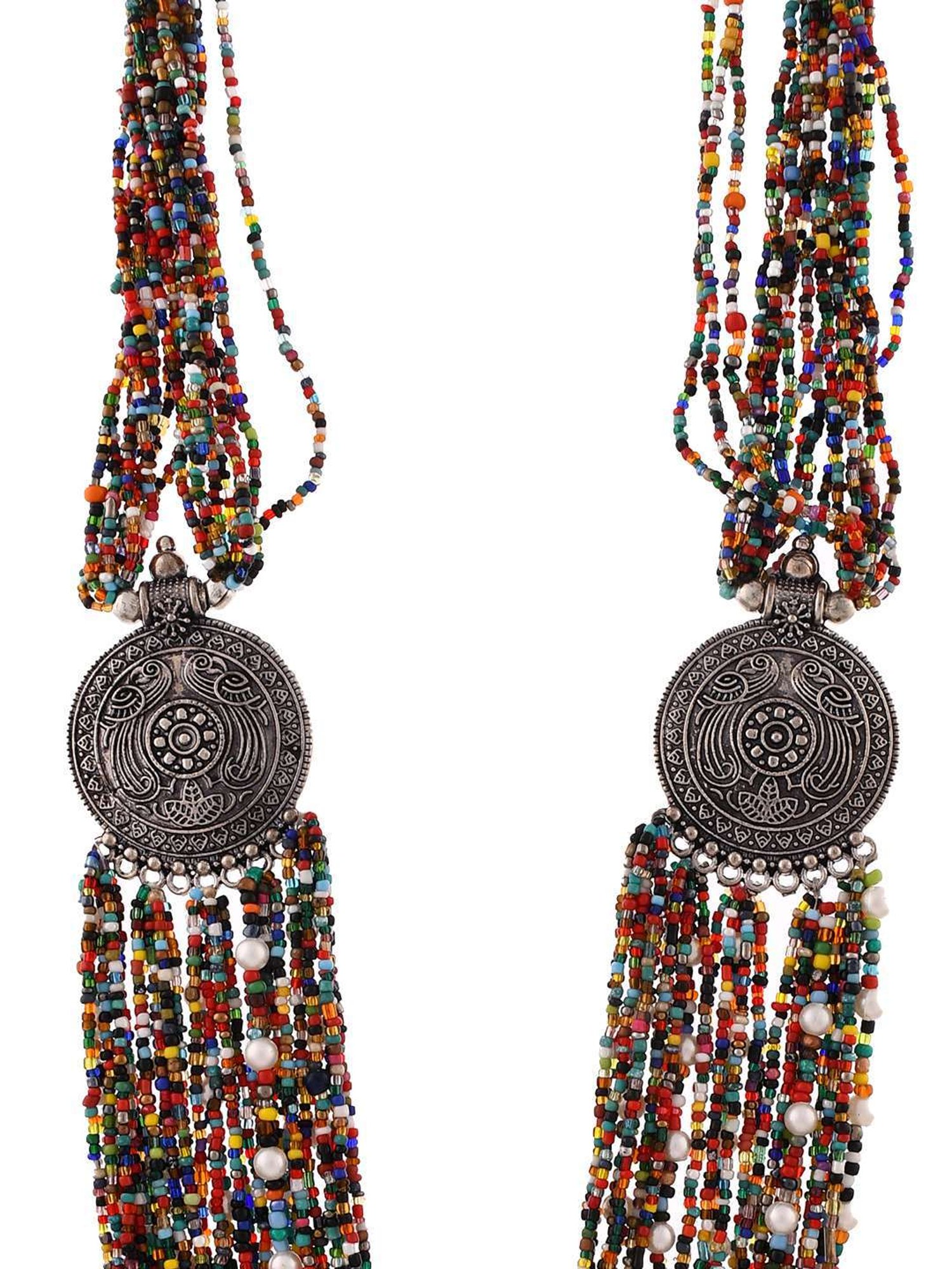 Imli Street Multicolor Long Beaded Handcrafted Necklace