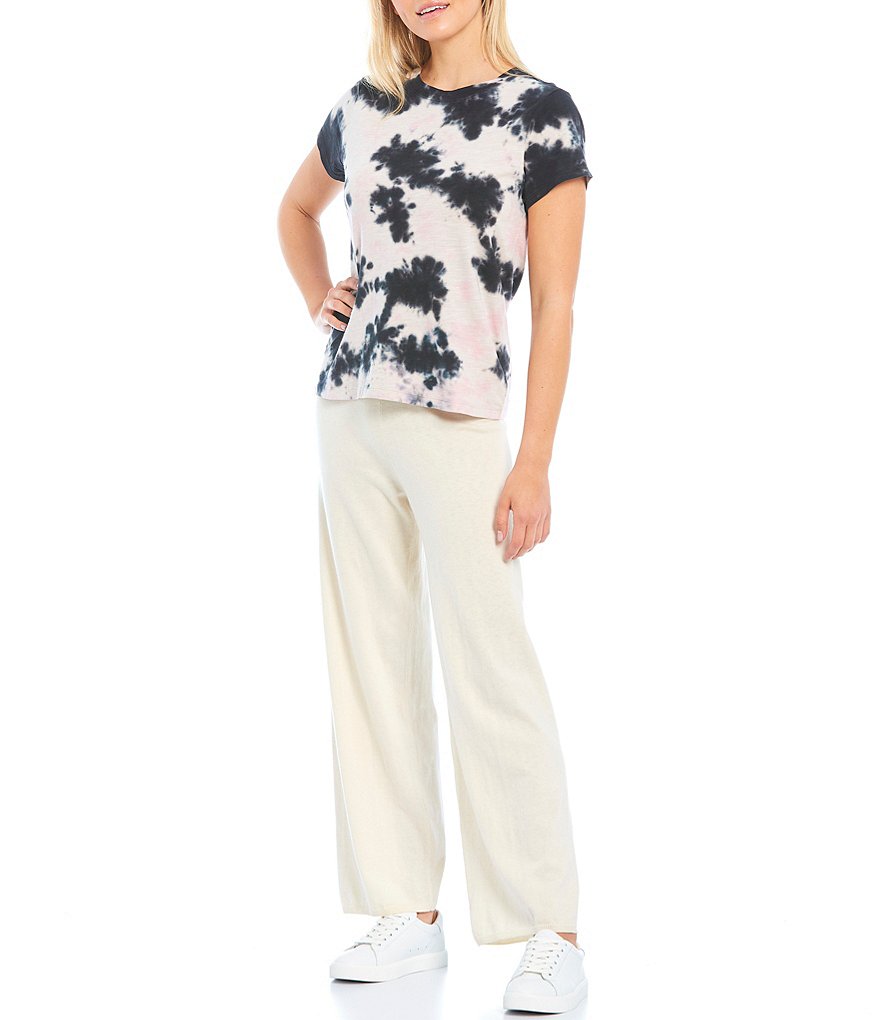 Sanctuary Tie Dye Crew Neck Short Sleeve Perfect Tee