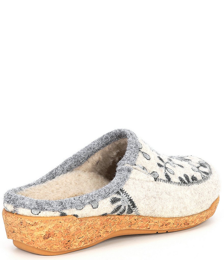 Taos Footwear Woolderness 2 Wool Cork Wedge Clogs