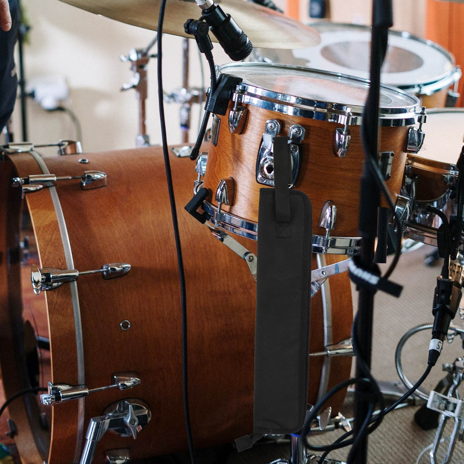 Portable Drum Stick Bag Thicken Drumsticks Package Storage Case Accessory