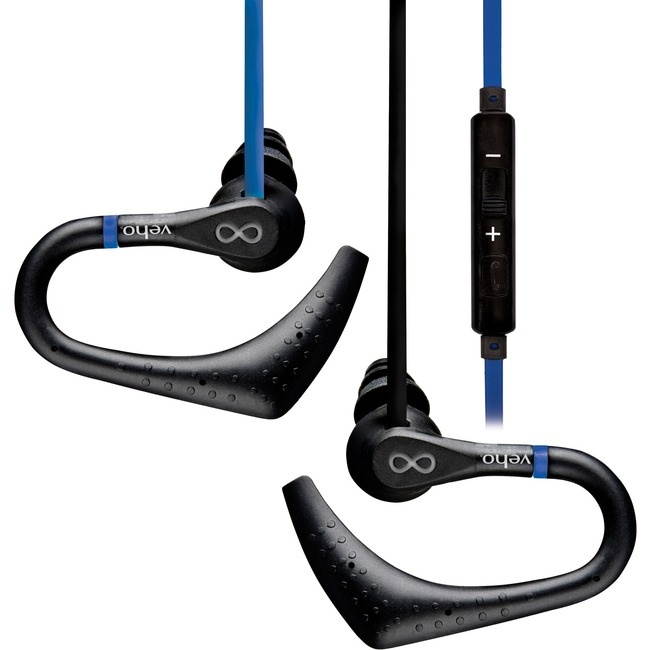 Veho ZS-3 Water Resistant In-Ear Sports Headphones with Mic/Remote