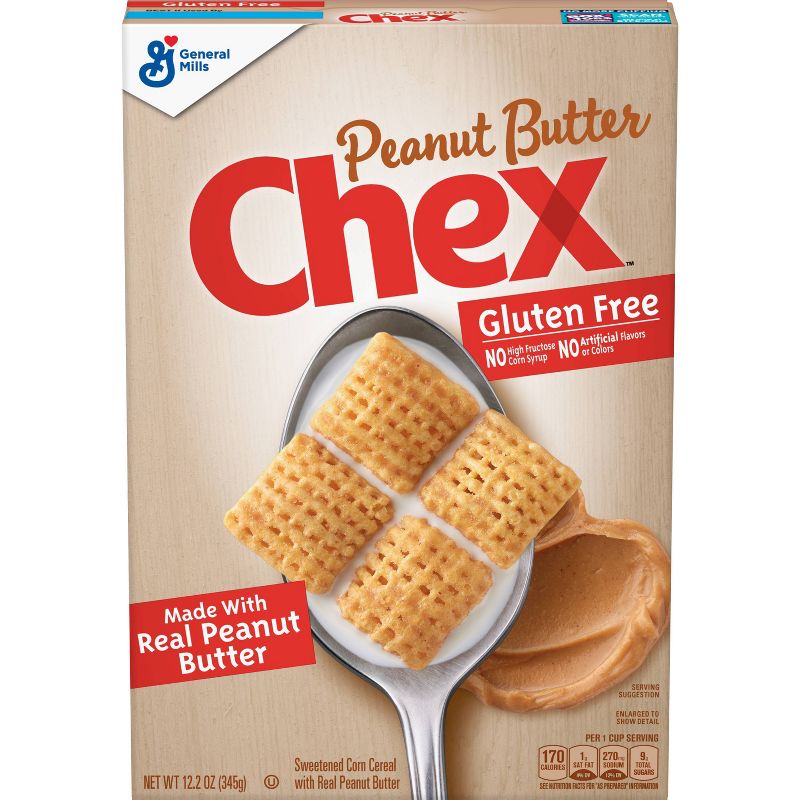 Chex Peanut Butter Gluten-Free Breakfast Cereal - 12.2oz - General Mills
