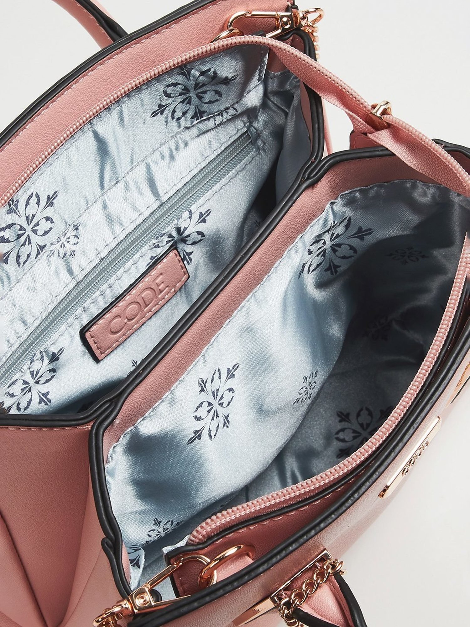 Code by Lifestyle Pink Handbag